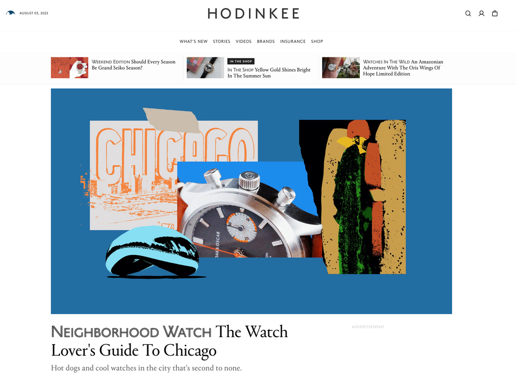 In The News: The Watch Lover's Guide to Chicago