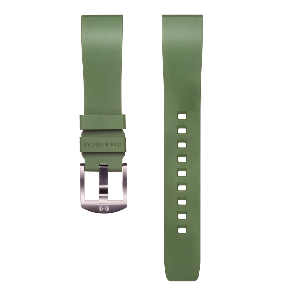 Rubber Strap - Olive Green