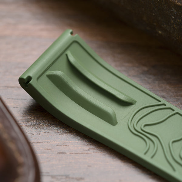 Rubber Strap - Olive Green