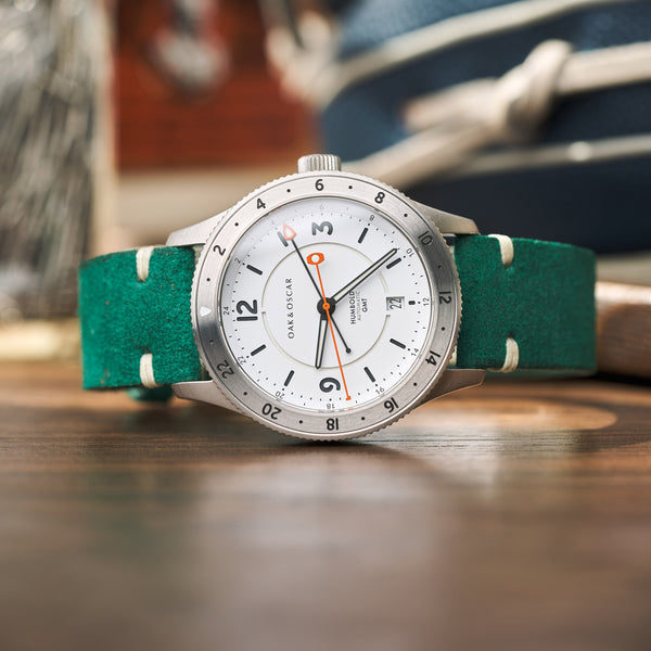 Green Suede Leather Strap