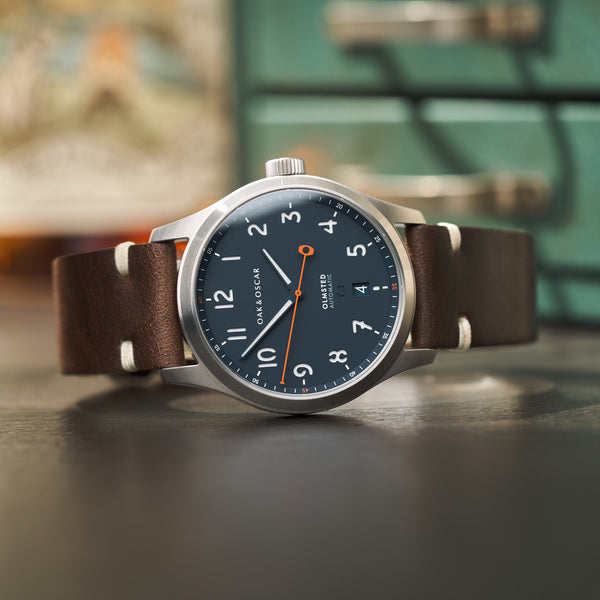 Dark Brown Leather Strap
