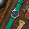 Green Suede Leather Strap