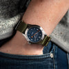 The Humboldt - Navy on Bracelet-Oak & Oscar