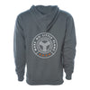 Oak & Oscar - Hoodie with watch print on sleeve