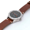 The Humboldt - Grey on Leather-Oak & Oscar