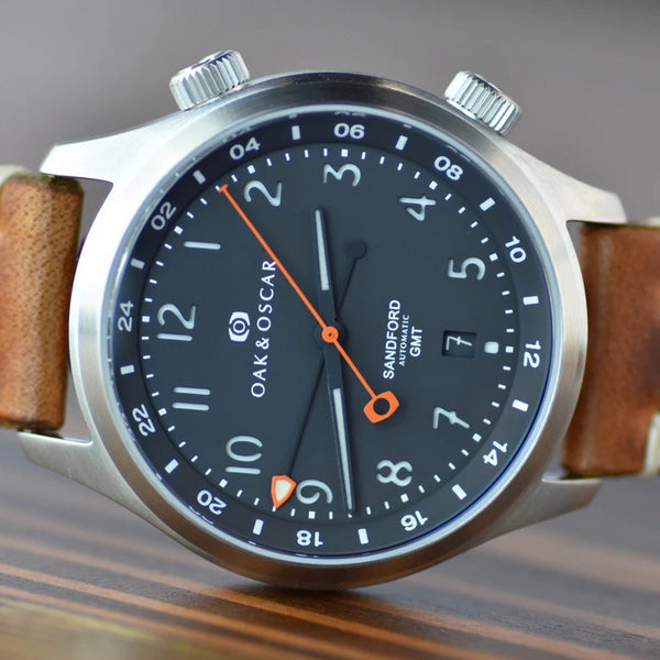 The Sandford - Stainless Steel-Oak & Oscar