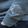 Oak & Oscar - Hoodie with watch print on sleeve