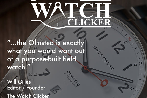 IN THE NEWS: "…exactly what you would want out of a purpose-built field watch."