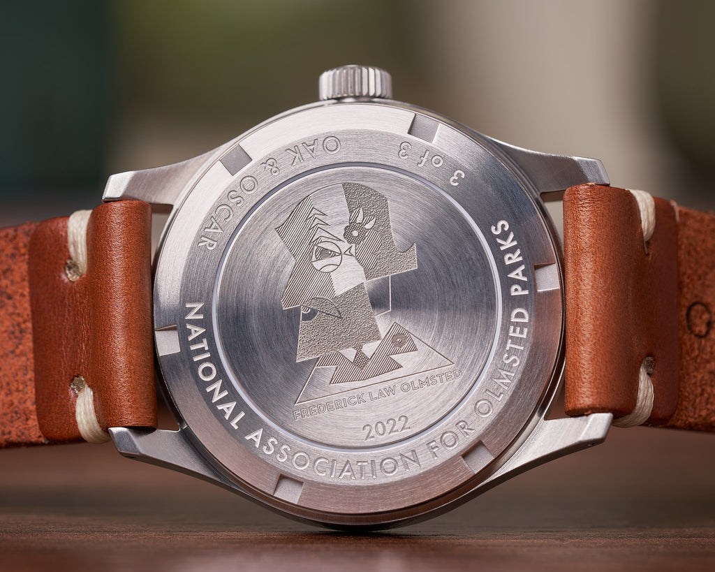 Oak & Oscar Raffles Special Edition Watch for Olmsted 200