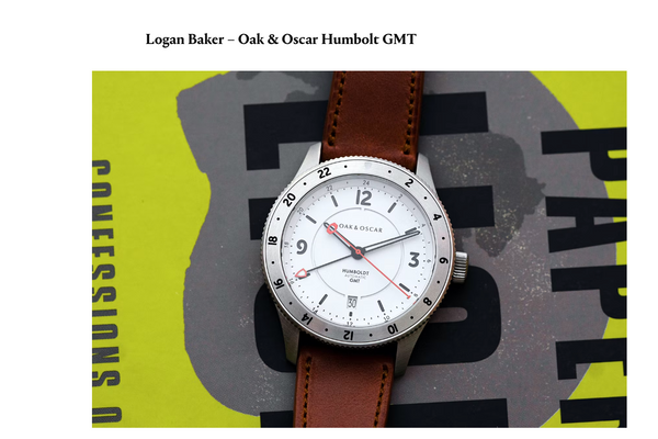 In The News: Hodinkee Summer Watch by Logan Baker!