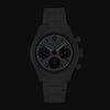 The Atwood Chronograph - white dial lume shot