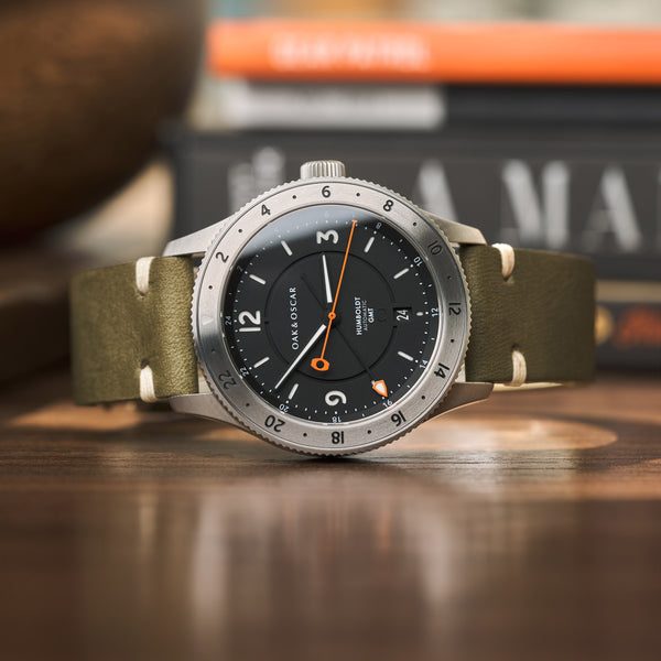 Sage Green Leather Strap