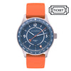 Oak & Oscar Humboldt SAR BWCA on orange rubber strap