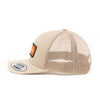 Oak & Oscar Logo Patch Hat - Khaki with orange patch side profile