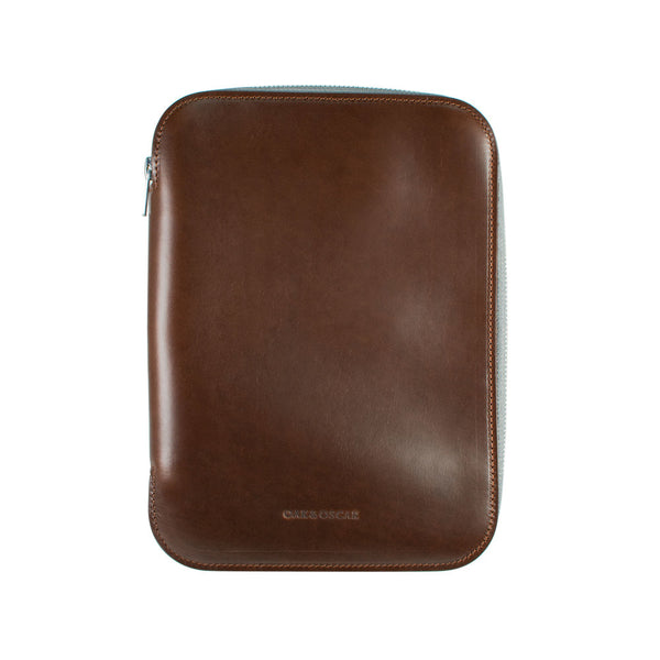 Oak & Oscar Dark Brown Leather Watch Wallet